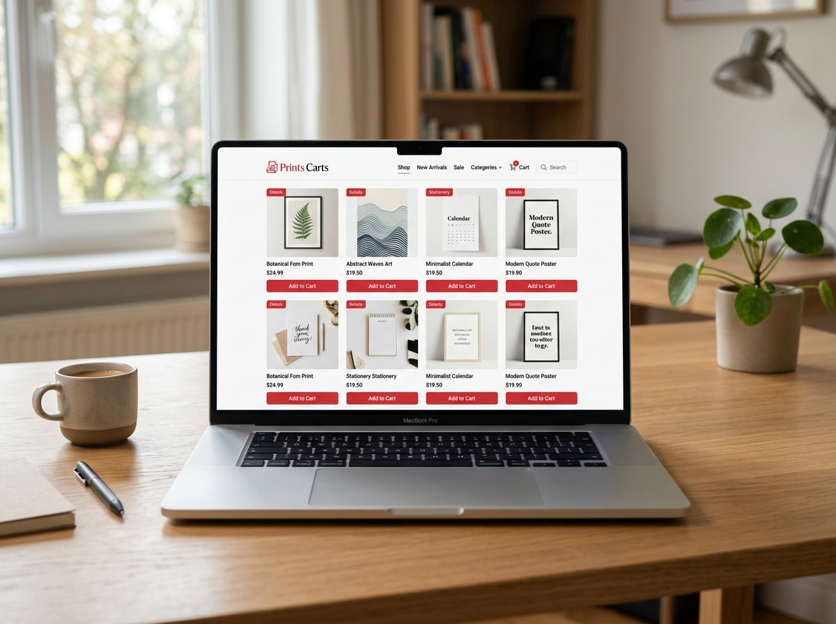 Prints Carts - E-Commerce Website by CSA Technologies CO