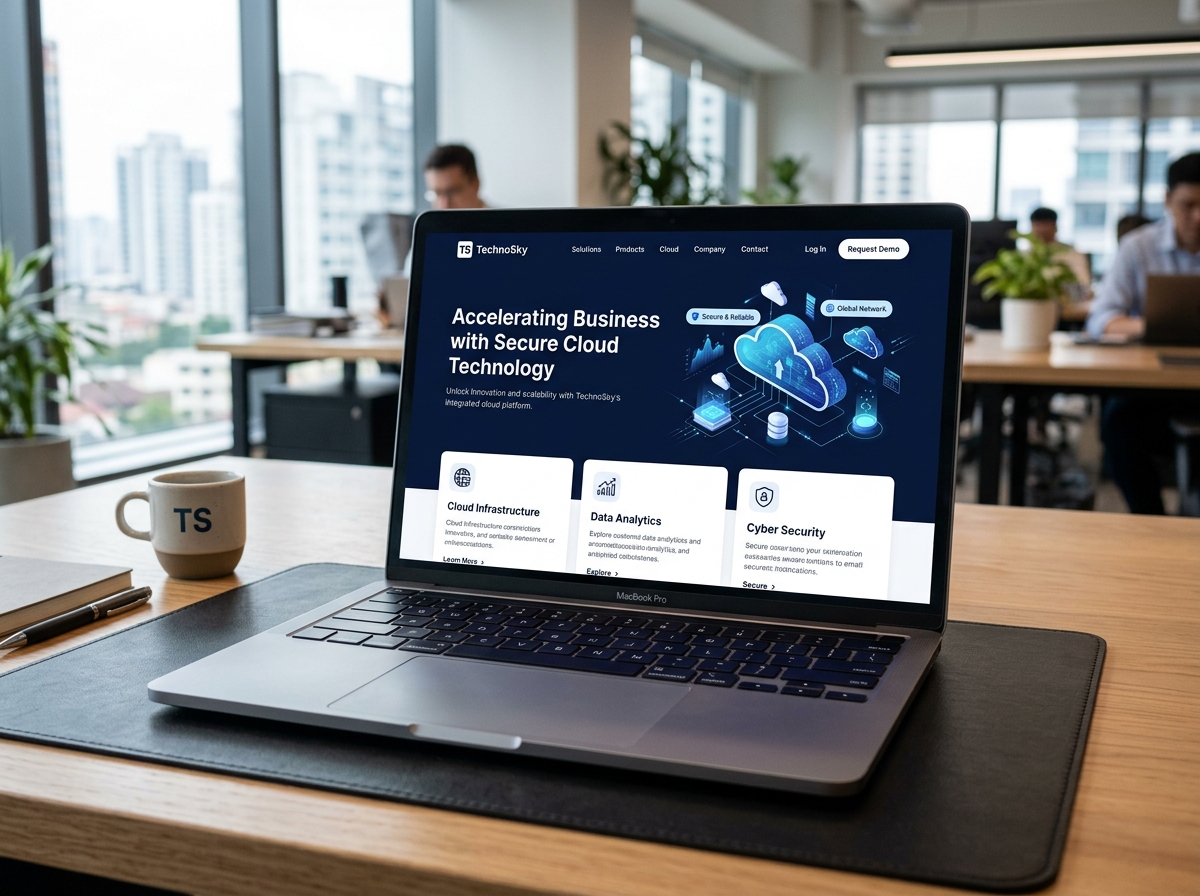 TechnoSky - Business Website by CSA Technologies CO